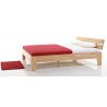 Łóżko do sypialni z drewna Kodo 1