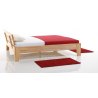 Nowoczesne łóżko do sypialni drewniane Kodo 1