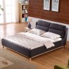 Łóżko z drewnianą podstawą Inter