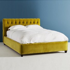 Klasyczne łóżko tapicerowane Mako