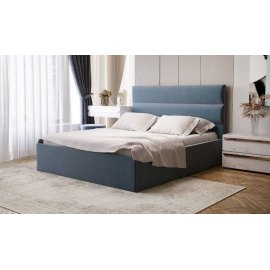 Łóżko niebieskie 