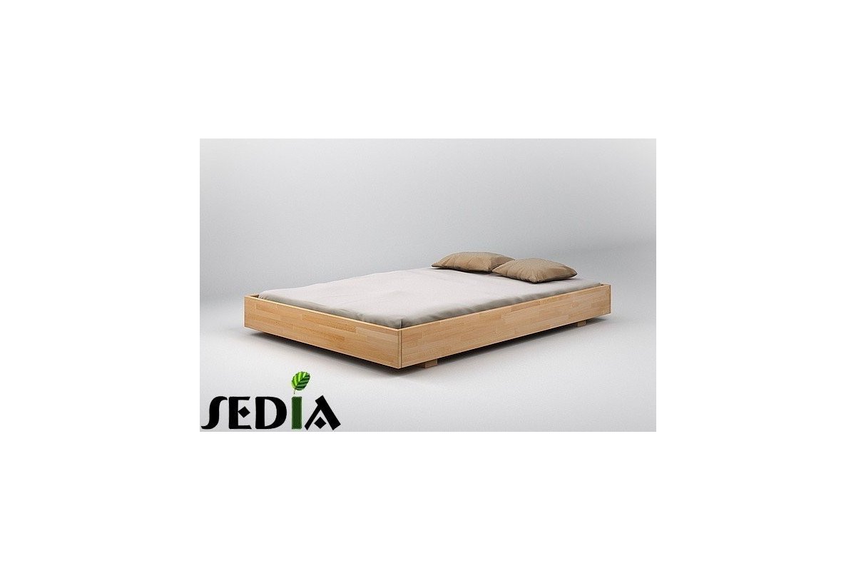 Łóżko do sypialni z drewna - Opal