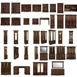 kolekcja mebli drewnianych szafir 