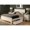 łóżko drewniane białe 160x200 - Begonia