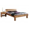 Łóżko z litego drewna dębowego Mezo