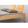 Drewniane łóżko z dzielonym wezgłowiem Ruten